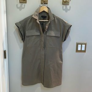 Banana Republic linen shirt dress